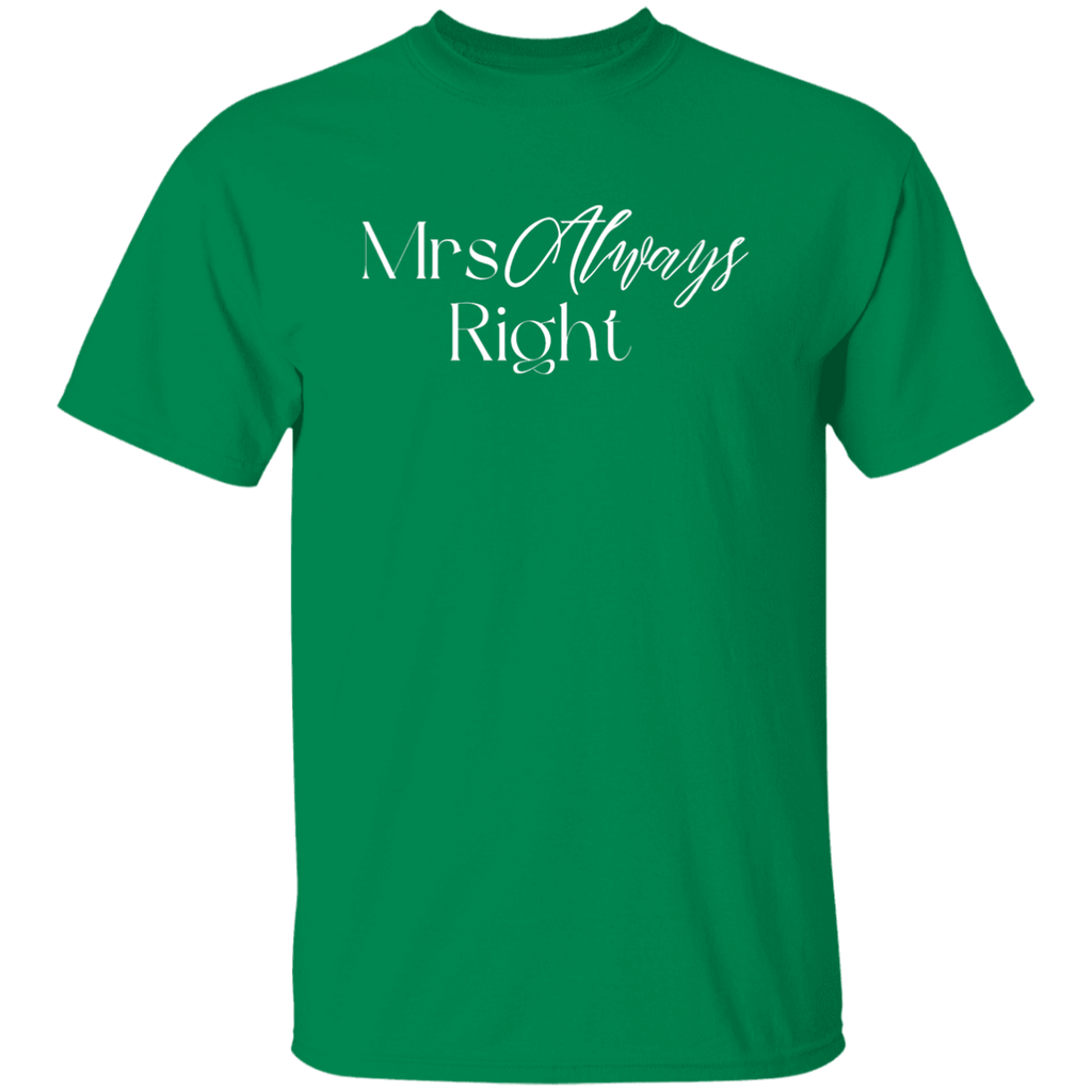 Mrs. Always Right (white letters)