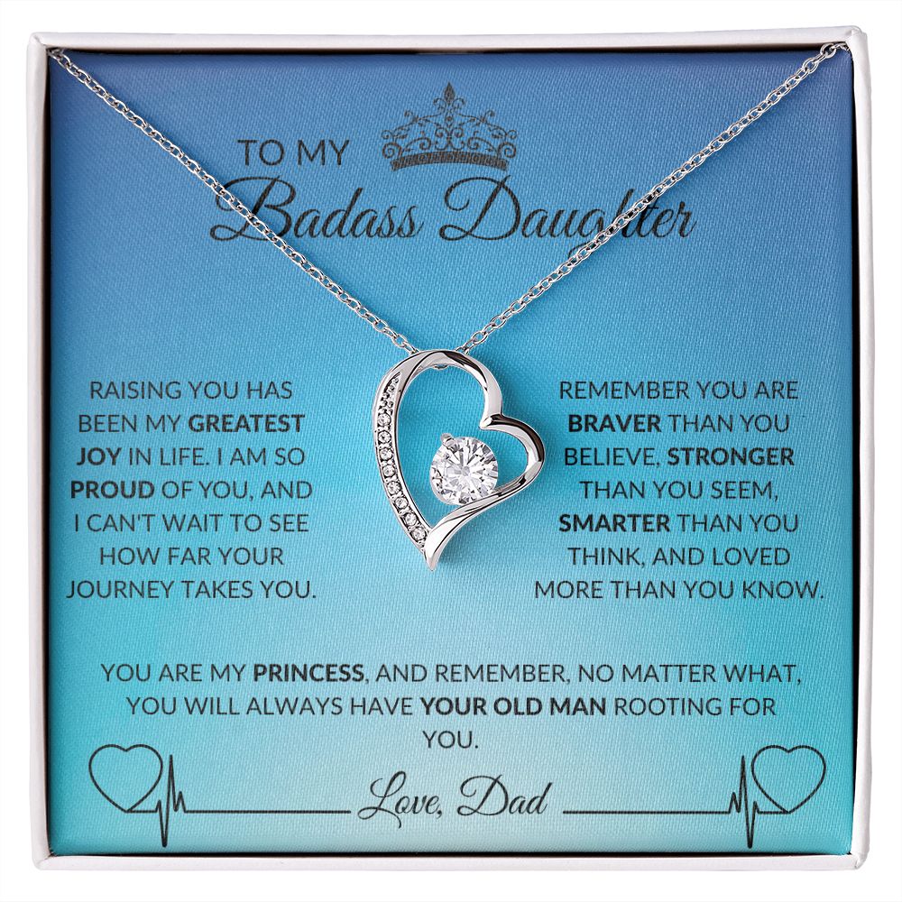 The Forever Love Necklace | To My Badass Daughter