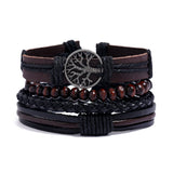 Tree Of Life Leather Bracelet