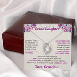 To My Beautiful GrandDaughter | Forever Love Necklace