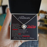 To My Soulmate Love Knot Necklace