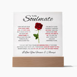 To My Soulmate Acrylic Plaque