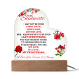 To My Soulmate Acrylic Heart