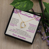 To My Beautiful GrandDaughter | Forever Love Necklace