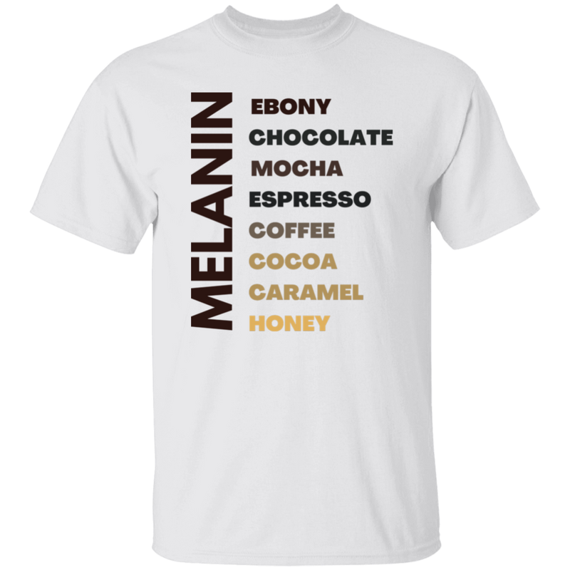T-Shirt- Melanin | Ebony- Honey