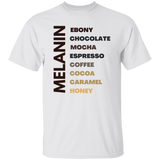 T-Shirt- Melanin | Ebony- Honey