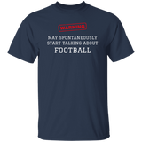 T-Shirt - Warning Football Shirt