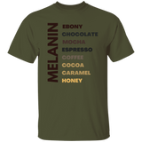 T-Shirt- Melanin | Ebony- Honey