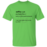 T-Shirt - eeffoc (verb)