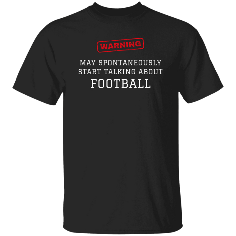 T-Shirt - Warning Football Shirt