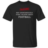 T-Shirt - Warning Football Shirt