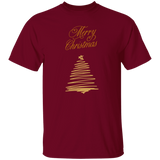 Merry Christmas | Gold Christmas Tree