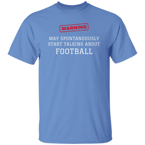 T-Shirt - Warning Football Shirt