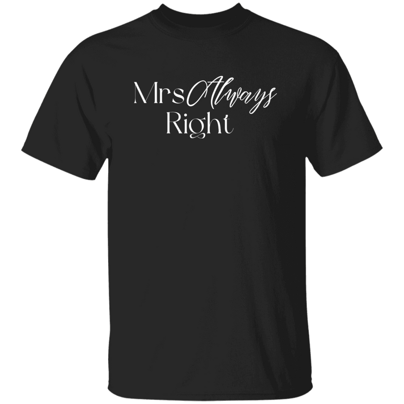 Mrs. Always Right (white letters)