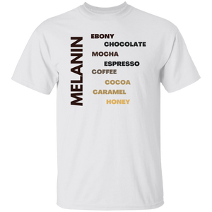 T-Shirt - Melanin Shades | Ebony - Honey