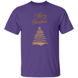 Merry Christmas | Gold Christmas Tree