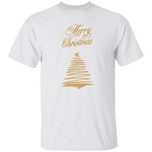 Merry Christmas | Gold Christmas Tree