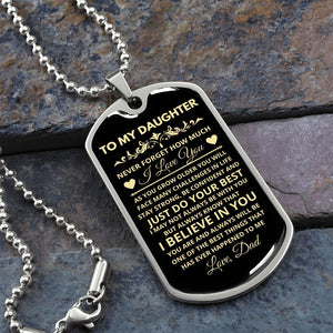 DOG TAG FOR DAUGHTER