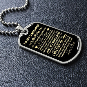 DOG TAG FOR DAUGHTER