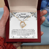 To My Daughter Love, Dad | Forever Love Necklace