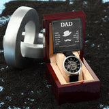 Men's Openwork Watch with Dad Message Card