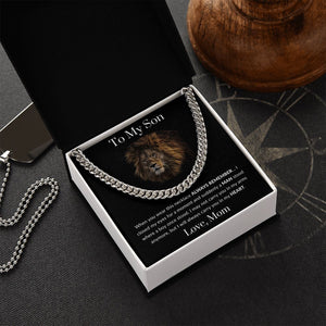 To My Son Love, Mom | Cuban Link Chain