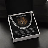 To My Son Love, Mom | Cuban Link Chain