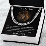 To My Son Love, Mom | Cuban Link Chain