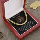 To My Son Love, Mom | Cuban Link Chain