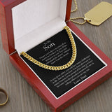 To My Son Love, Dad | Cuban Link Chain