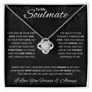 To My Soulmate | Love Knot