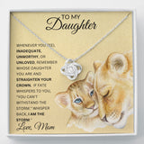 To My Daughter/Love Mom Love Knot