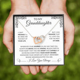 To My Granddaughter | Interlocking Hearts Light