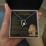 To My Bad Ass Daughter | Forever Love Necklace