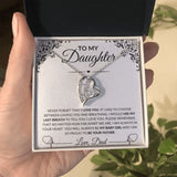 To My Daughter Love, Dad | Forever Love Necklace