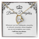 Forever Necklace | To My Badass Daughter