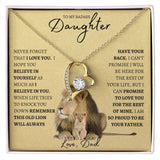 To My Bad Ass Daughter | Forever Love Necklace