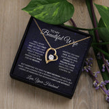 To My Beautiful Wife | Forever Love Necklace