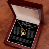 To My Daughter Love, Dad | Forever Love Necklace